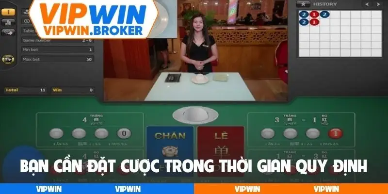 Bạn cần đặt cược trong thời gian quy định